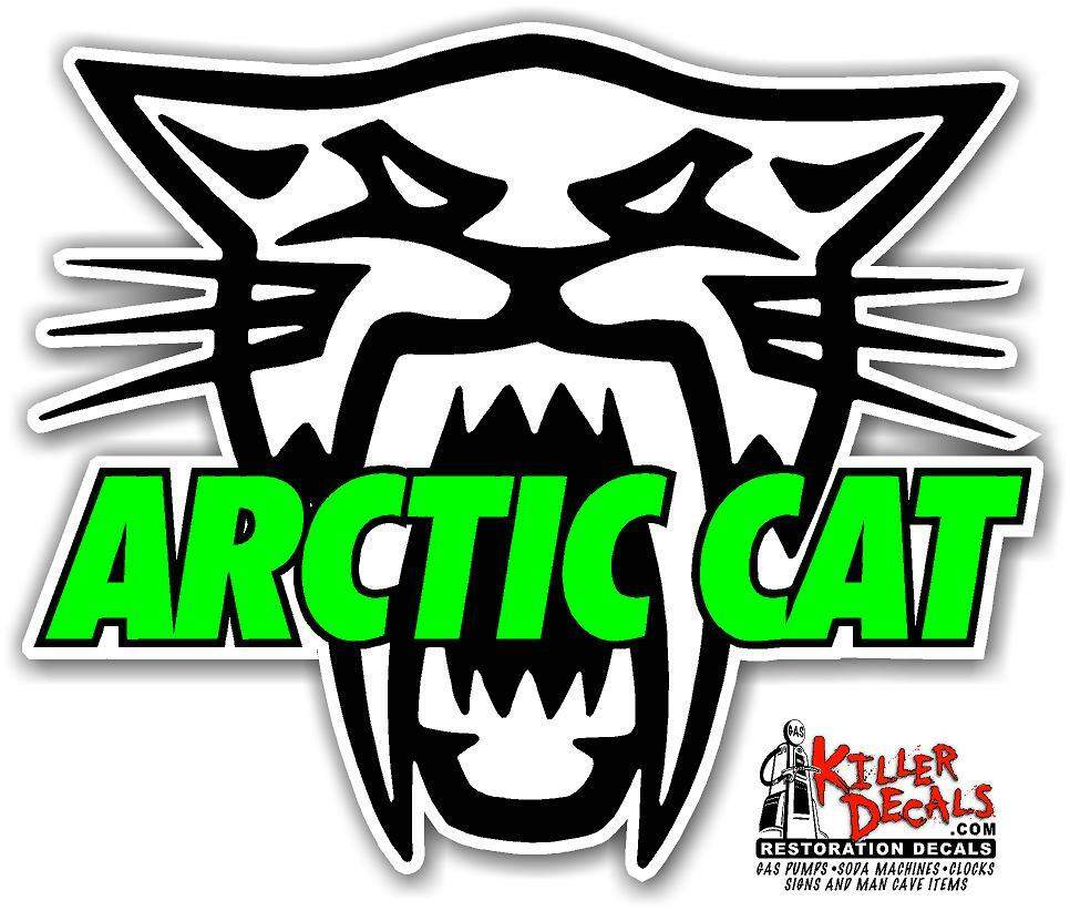 (ARCT-1) 24″ ARCTIC CAT SNOWMOBILE TRAILER DECAL STICKER