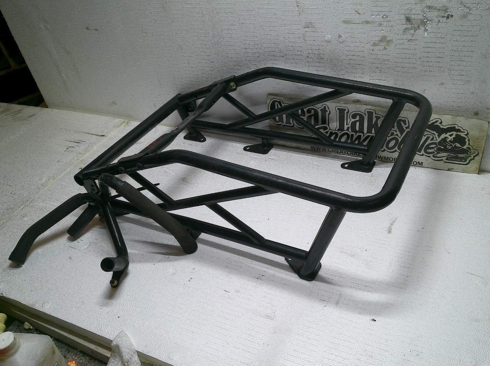 Polaris Snowmobile 2-Up Seat Mount Cargo Rack Passenger Handles IQ 550 600 800
