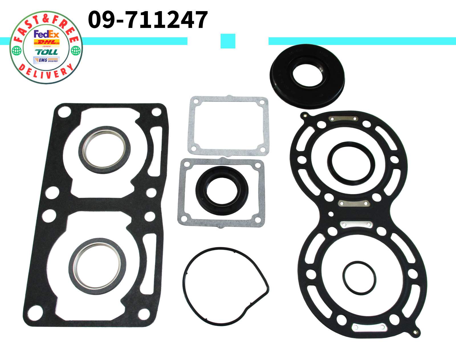 For Yamaha 09-711247 Gasket Set Snowmobile VMax/Venture/MountainMax/VMax XT&XTR