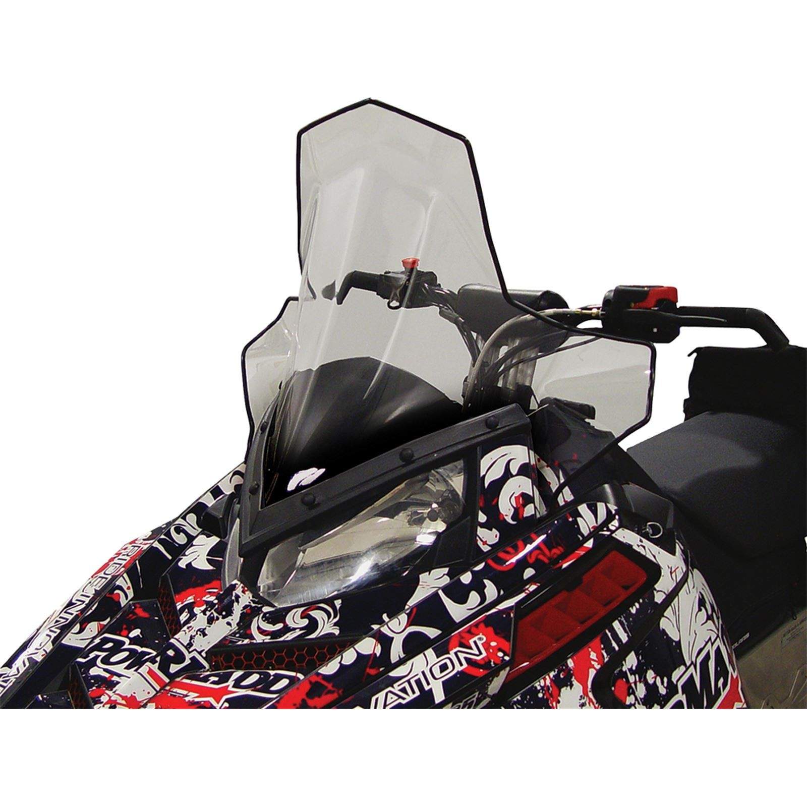 Powermadd Cobra Windshield – Tall for Polaris – Snowmobile 11840