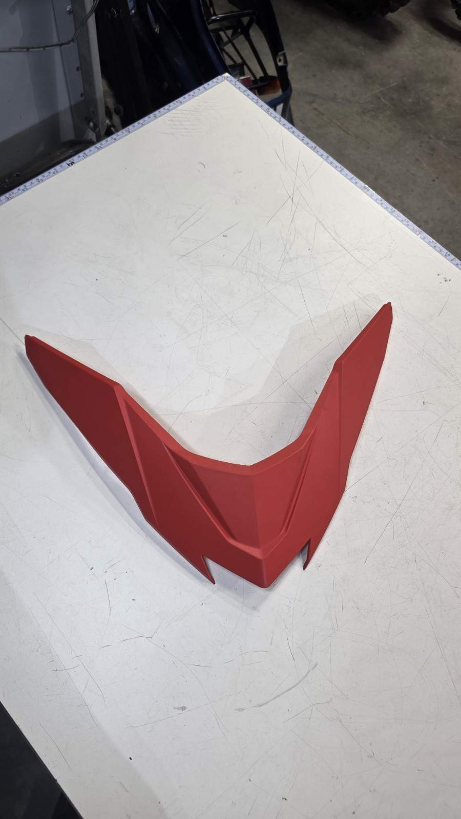Ski-Doo OEM Windshield Support 547305948 – REV Gen3 XS XM 2013–2017 Red Trim