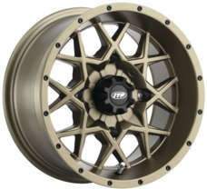 ITP Hurricane Wheel – 15×7 – 4+3 Offset – 4/156 – Bronze ATV/UTV Snowmobile 15×7