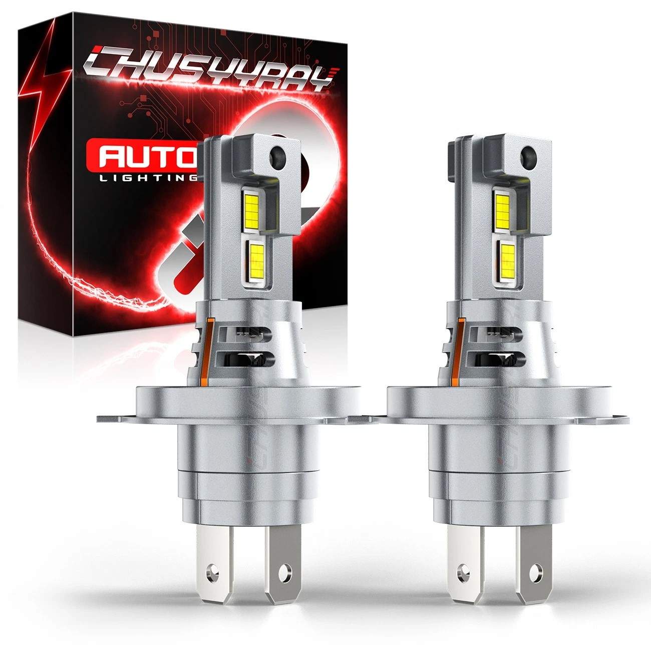 2 H4 SUPER Bright LED Headlight For Ski-Doo MXZ 600 670 800 Snowmobile Bulbs 12V