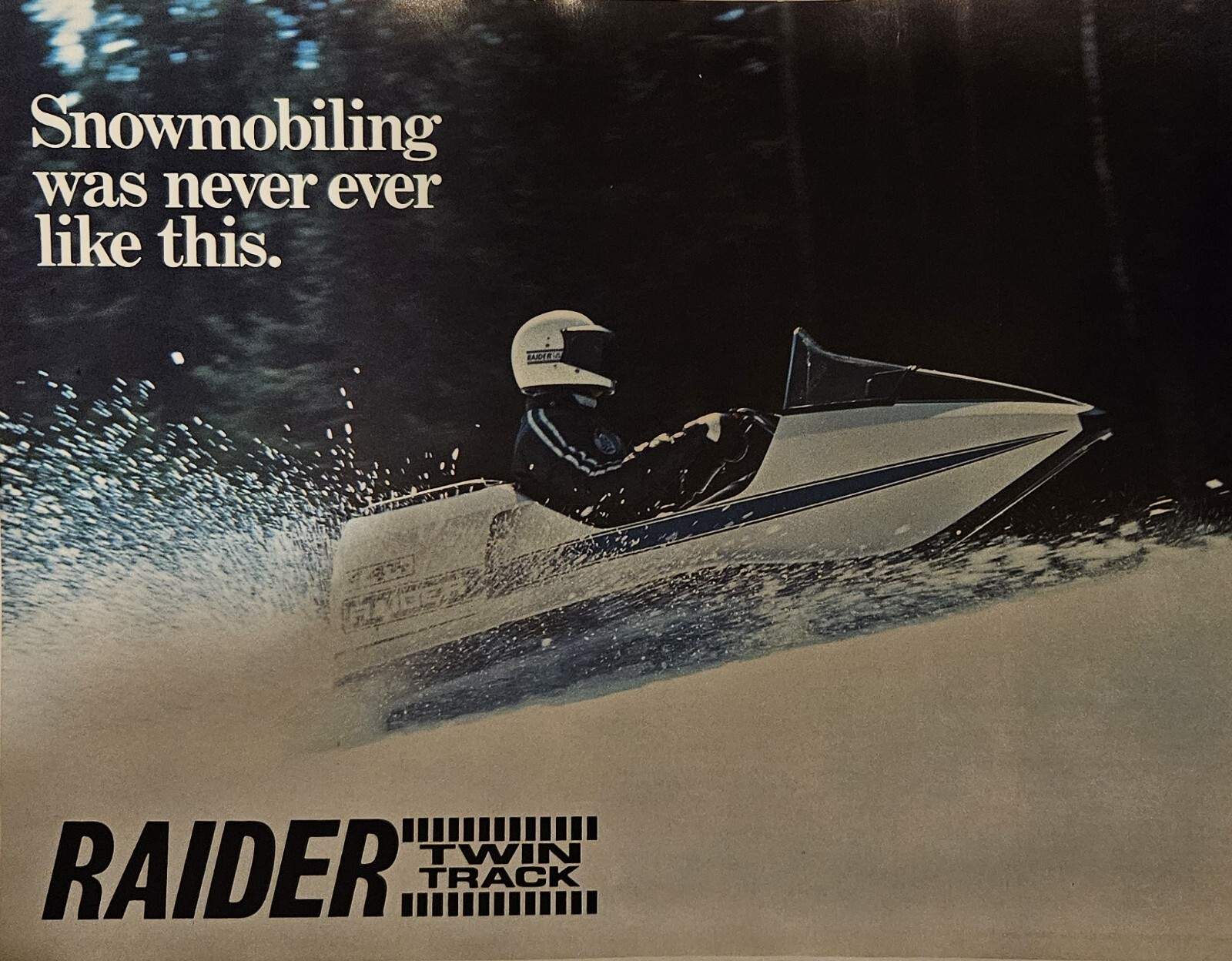 1973 Raider Snowmobile Brochure