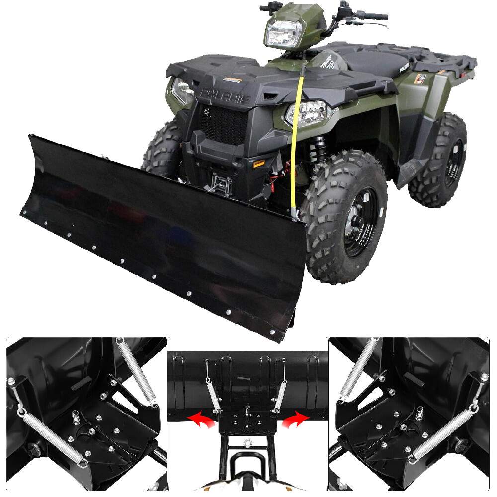 45 Inch ATV Snow Plow Heavy Duty Universal Snow Plow Kit  Adjustable for Pickup