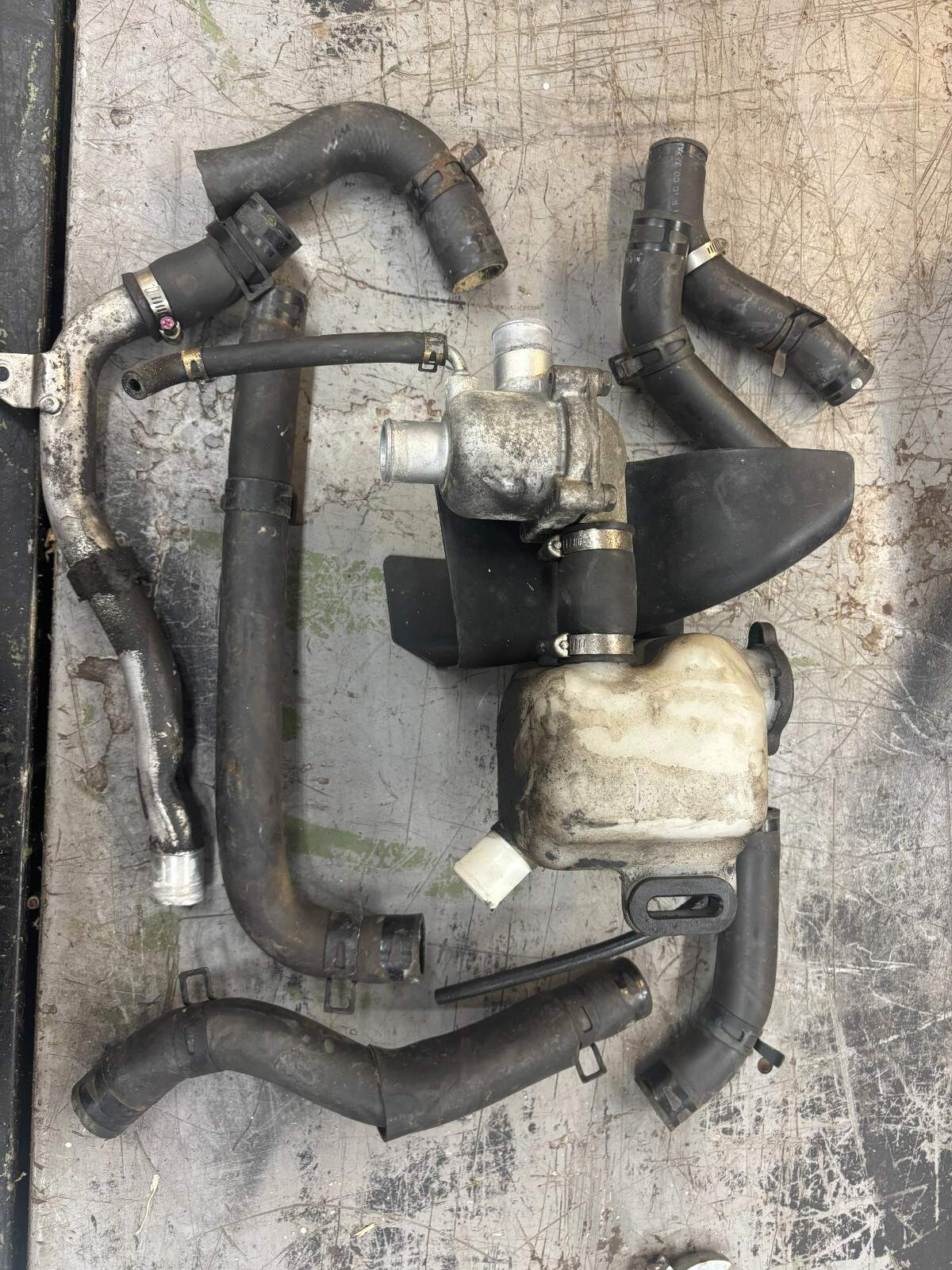 2002-2006 Yamaha OEM Coolant Tank Reservoir SX Viper HOSES SET RW6978