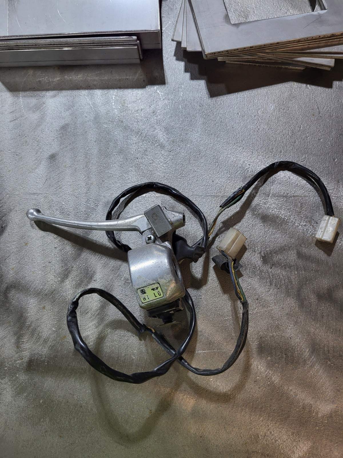 Vintage Yamaha Snowmobile Brake Lever Head Light Dimmer Switch