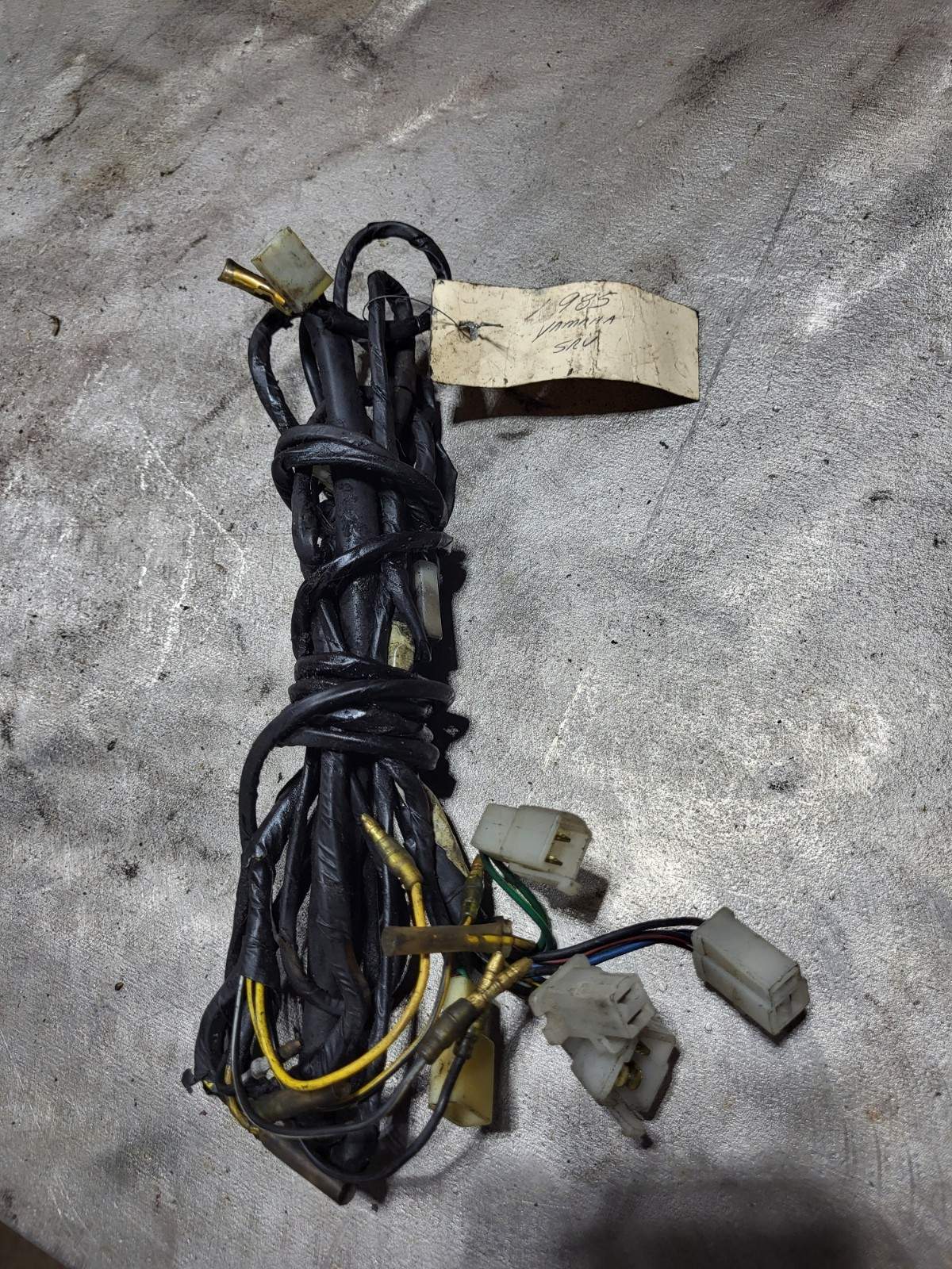 Vintage Yamaha Snowmobile Srv Main Wiring Harness 1985