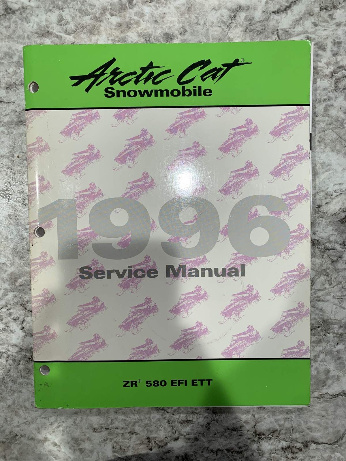 1996 ARTIC CAT ZR – 580 EFI ETT SNOWMOBILE SERVICE MANUAL OEM #2255-438