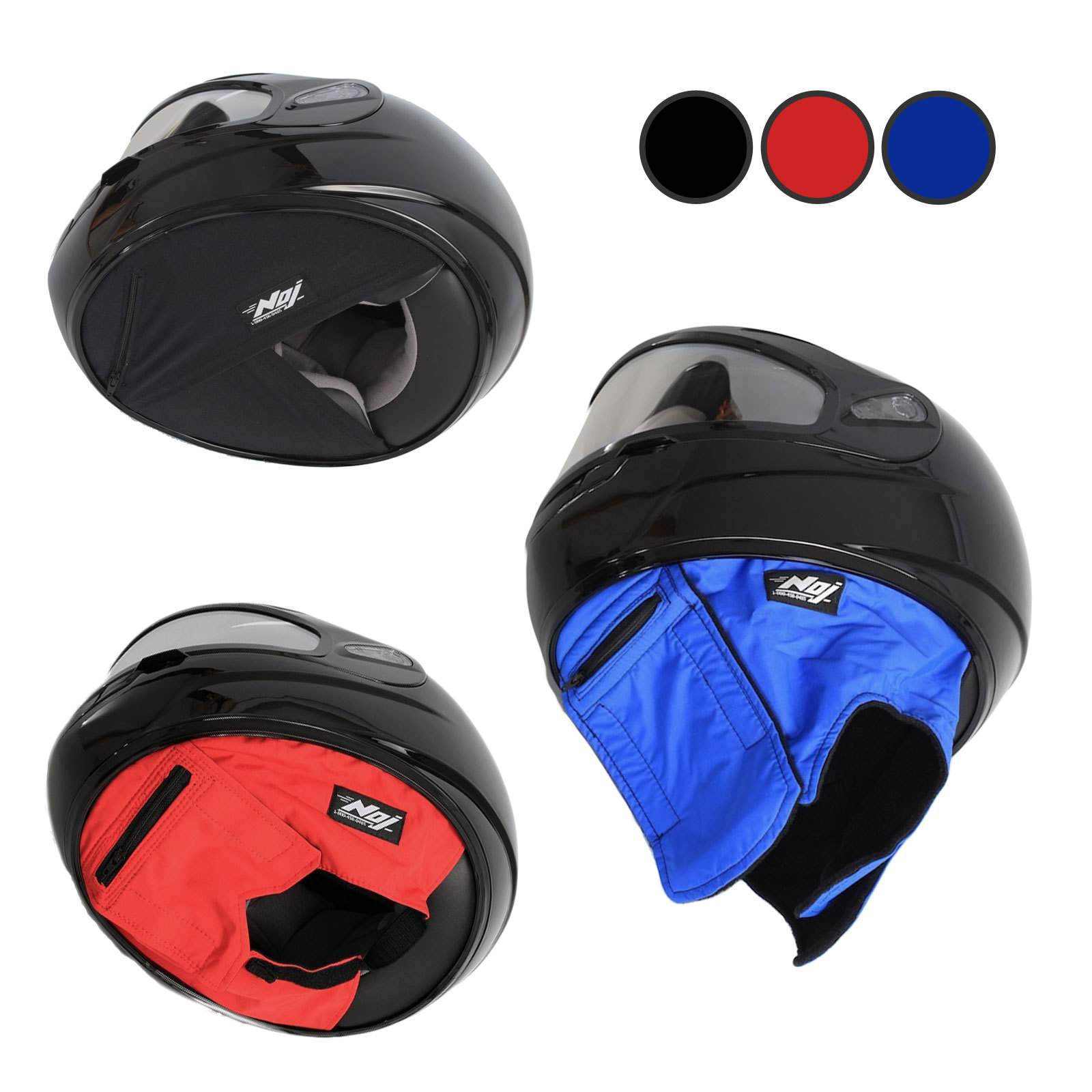 The Original Quiet Rider Helmet Skirt – Reduce Helmet Noise & Increase Comfort