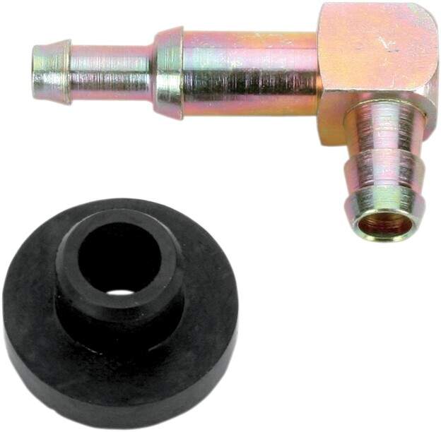 Parts Snowmobile Single Tank Fuel Fitting 5/16 in 90° UNION FITTING 2105-1000