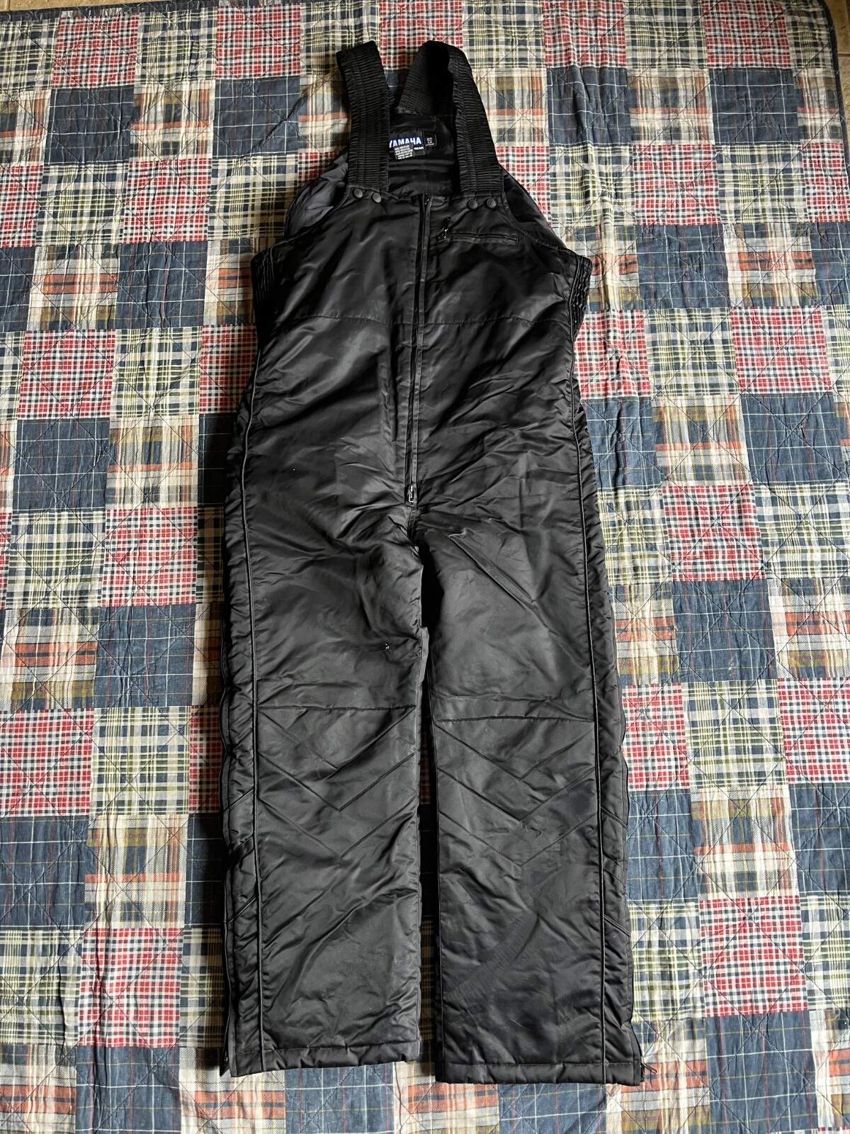 Vintage Insulated Yamaha Snowmobile Bibs Snowpants Men’s Size Large