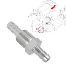 For Arctic Cat Snowmobile Gas Tank Outlet 0670-042 Aluminum PANTHER THUNDERCAT