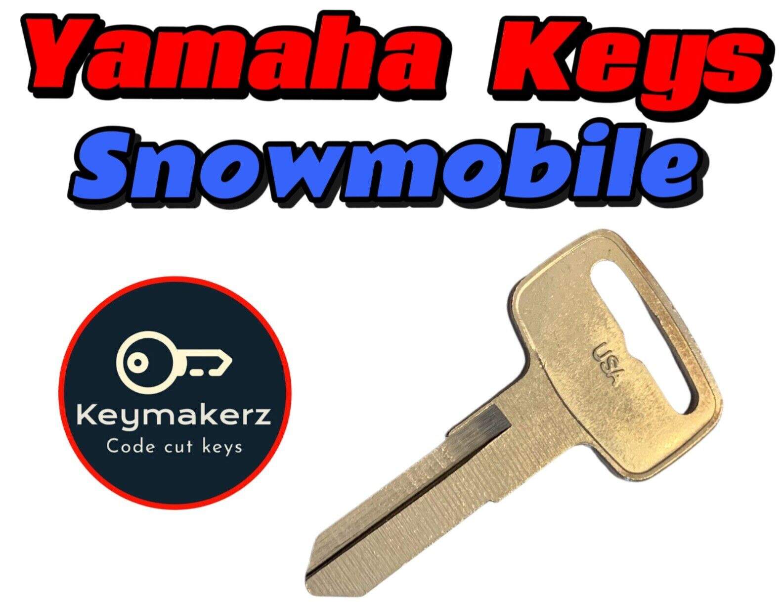 Yamaha Snowmobile Sled Keys Spare Replacement Key Cut To code 3101-3150