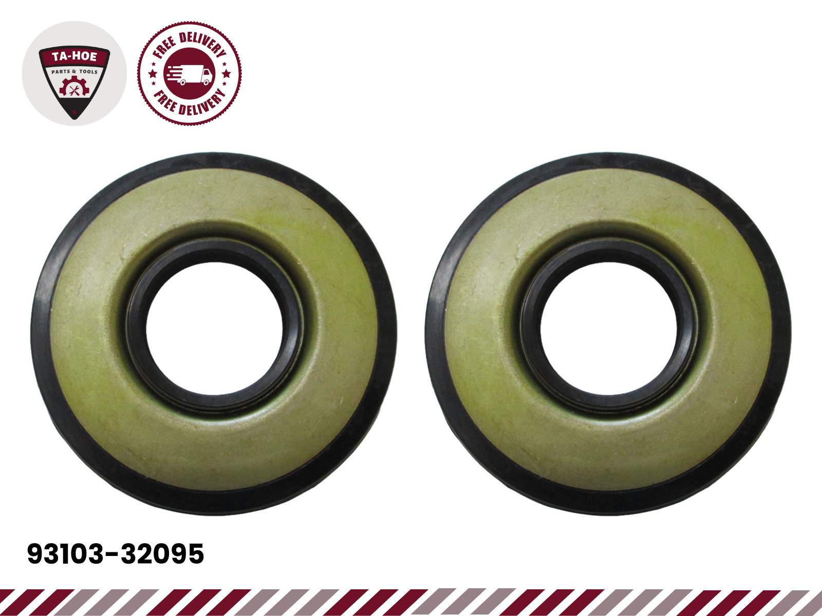 93103-32095-00 Fits Yamaha Snowmobile SRV 540 VK 540 Crankshaft Oil Seal x 2 PCS