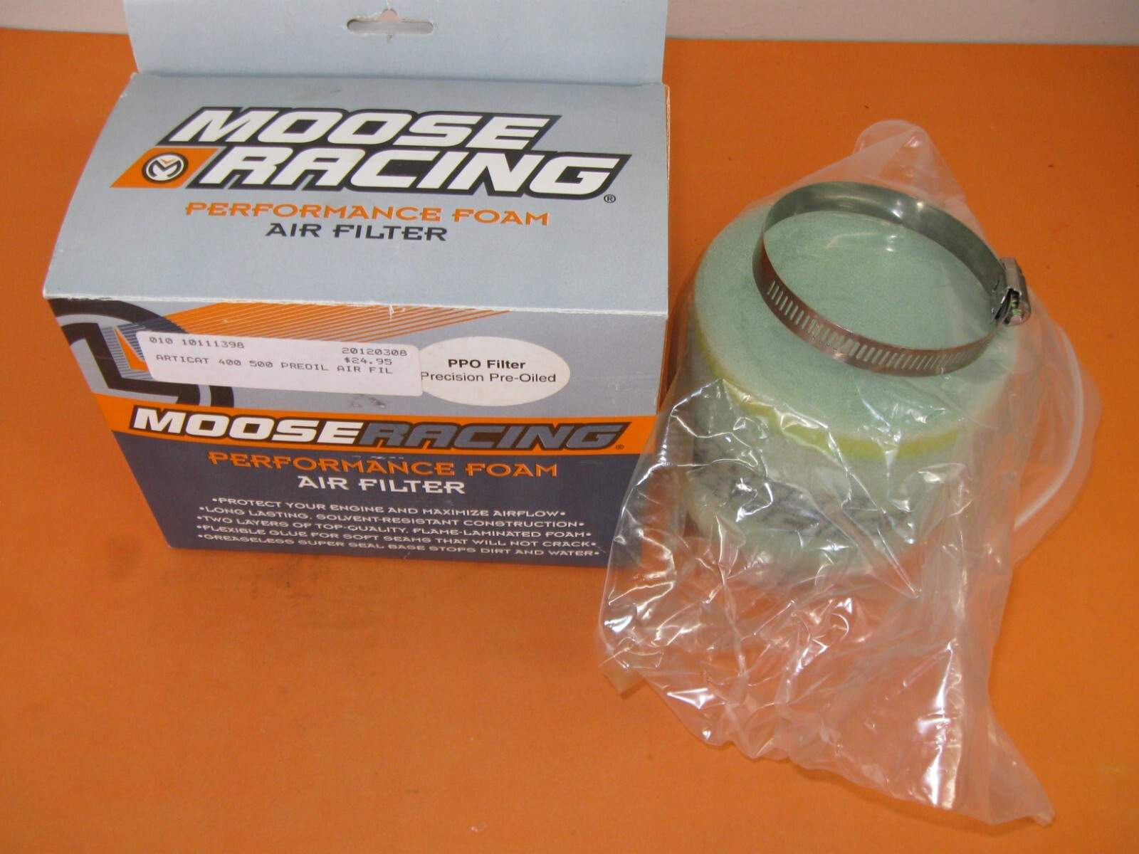 ARTIC CAT 250 300 PRE-OILED AIR FILTER ELEMENT 10111398 REPLACES OEM 0470-421 jh