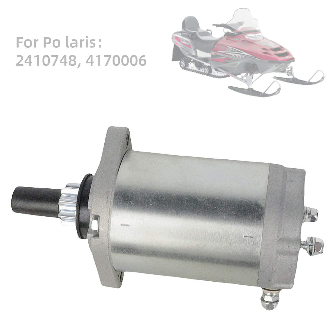Starter For Polaris Snowmobile 2410748 4170006 5768 0645-184 5698340 AM52455
