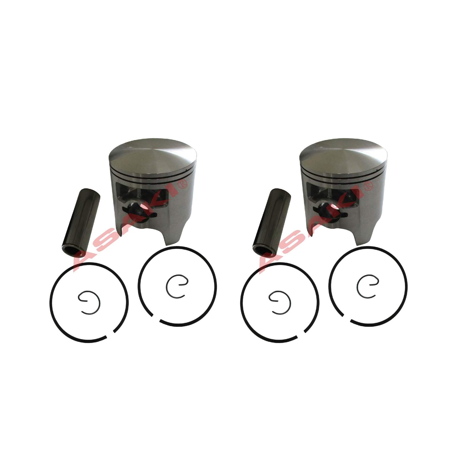 For Snowmobile YAMAHA 540 Piston kit (09-808-01, 8R6-11635-00 0.25 + Ring) X2