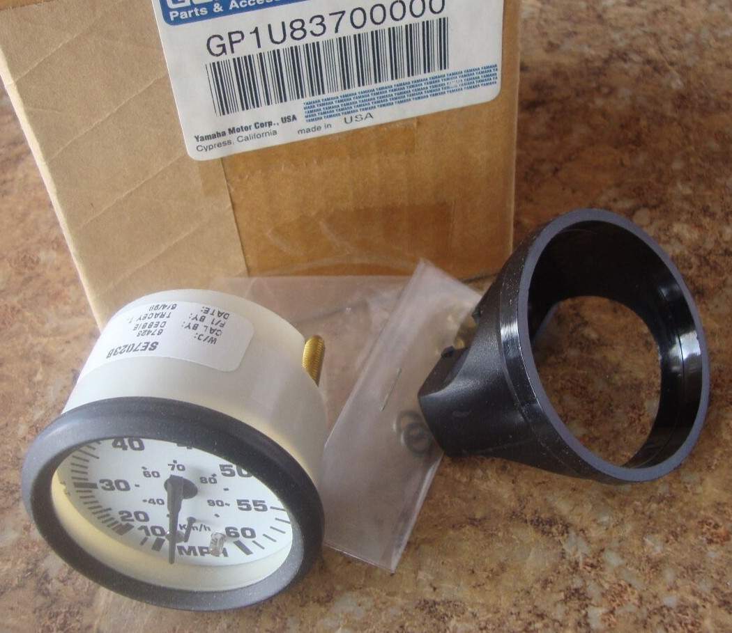 GP1-U8370-00 YAMAHA SNOWMOBILE FRONT SPEEDOMETER ASSY EXCITER, NOS GAUGE 96 1997