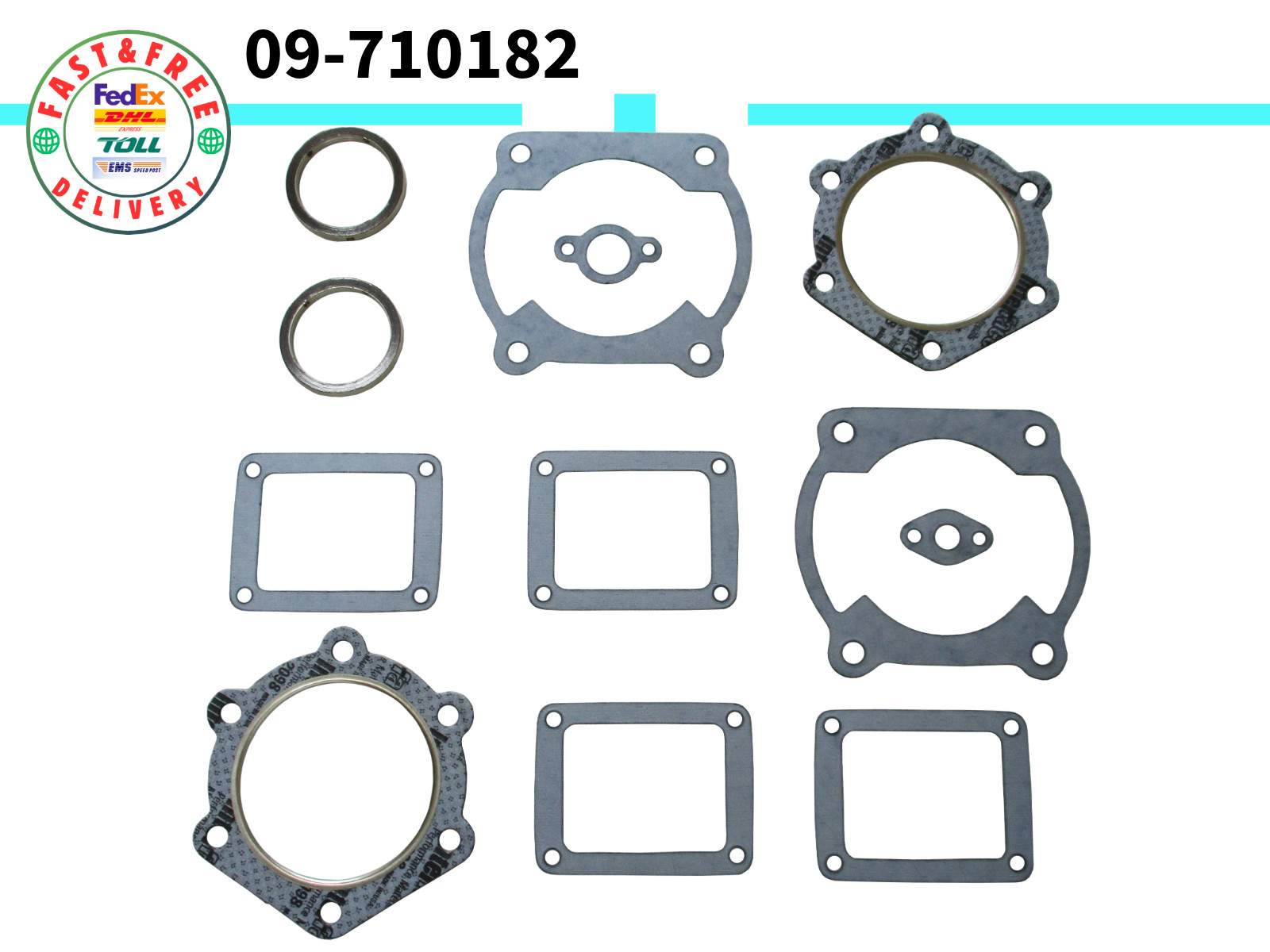 For Yamaha Snowmobile 09-710182 Top End Gasket Kit VertexWinderosa VK540 VK540E