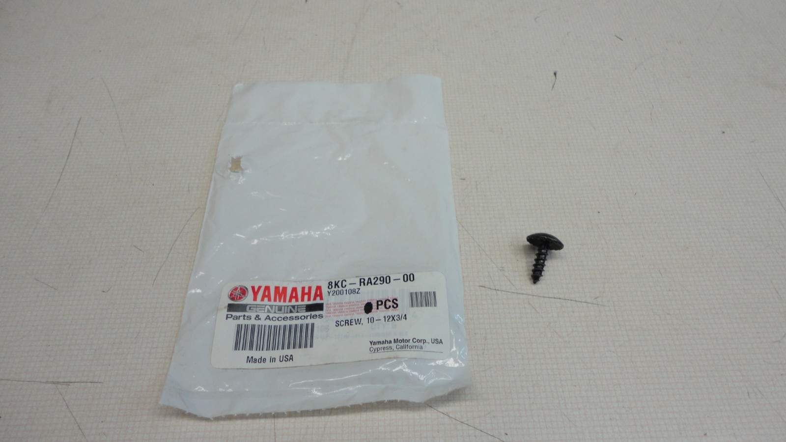 SELECT 2017-2025 YAMAHA SNOWMOBILE MODELS SCREW 8KC-RA290-00-00 SOLD EACH