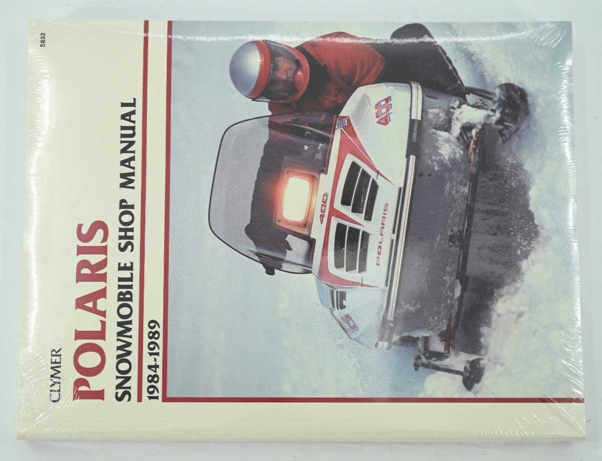 1984-1989 Polaris Snowmobile Service Repair Manual Clymer S832 NEW Sealed