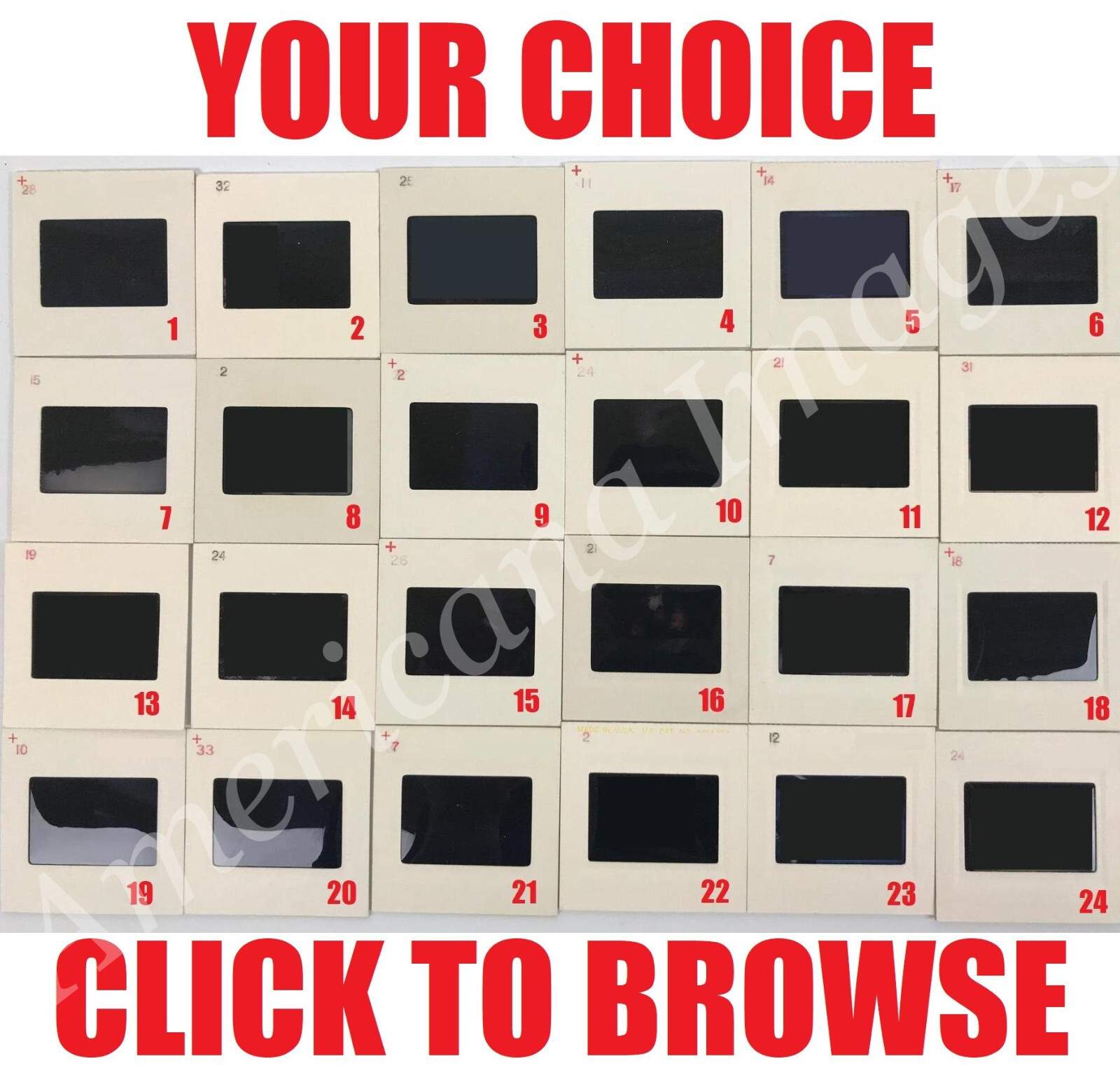 YOUR CHOICE $8 each CARS TRUCKS BUS SNOWMOBILE FIRE SEMI DOZER 35mm slides C-073