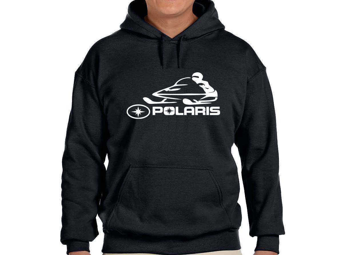 POLARIS Snowmobile HOODIE Hooded Sweatshirt *FREE PRIORITY SHIPPING*