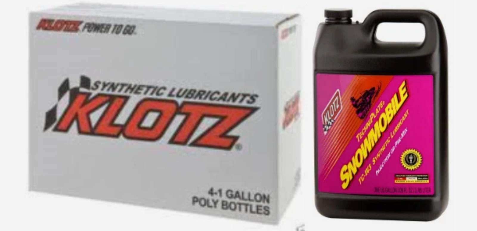 KLOTZ KL216  TC-W3 oil (1 Case of 4 Gallons of Snowmobile Techniplate)