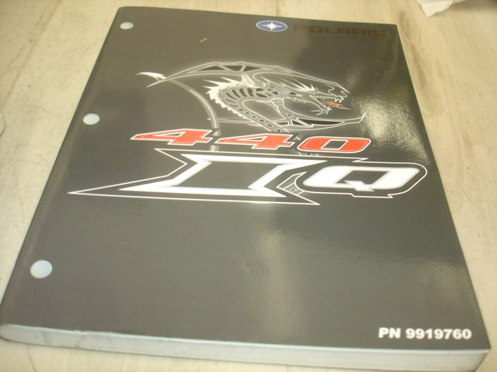 Polaris Snowmobile IQ 440 OEM Service Manual 9919760