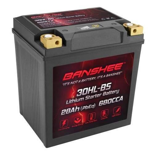 Banshee 30l-bs Lifepo4 Battery for 2019 Harley Davidson FLHICUTG Tri Glide Ultra
