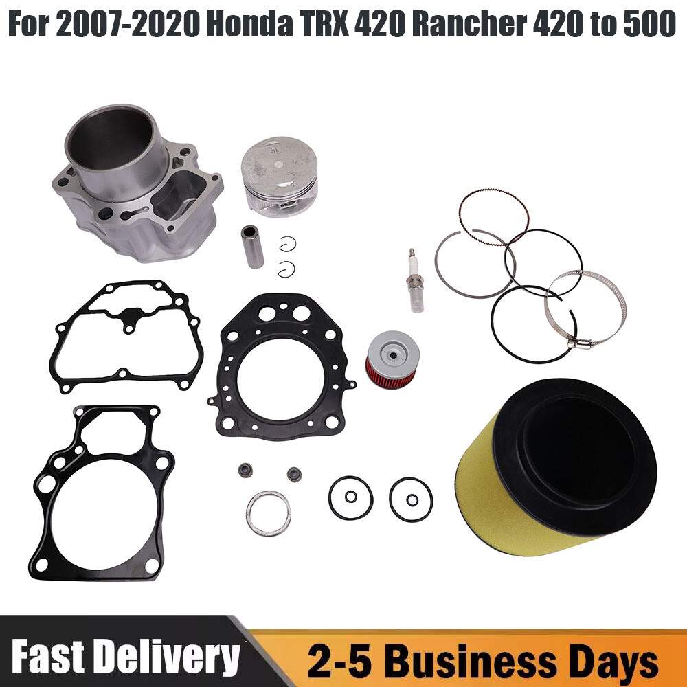 New Cylinder Jug Piston Kit 82MM For 04-08 Artic cat 400 Manual Automatic