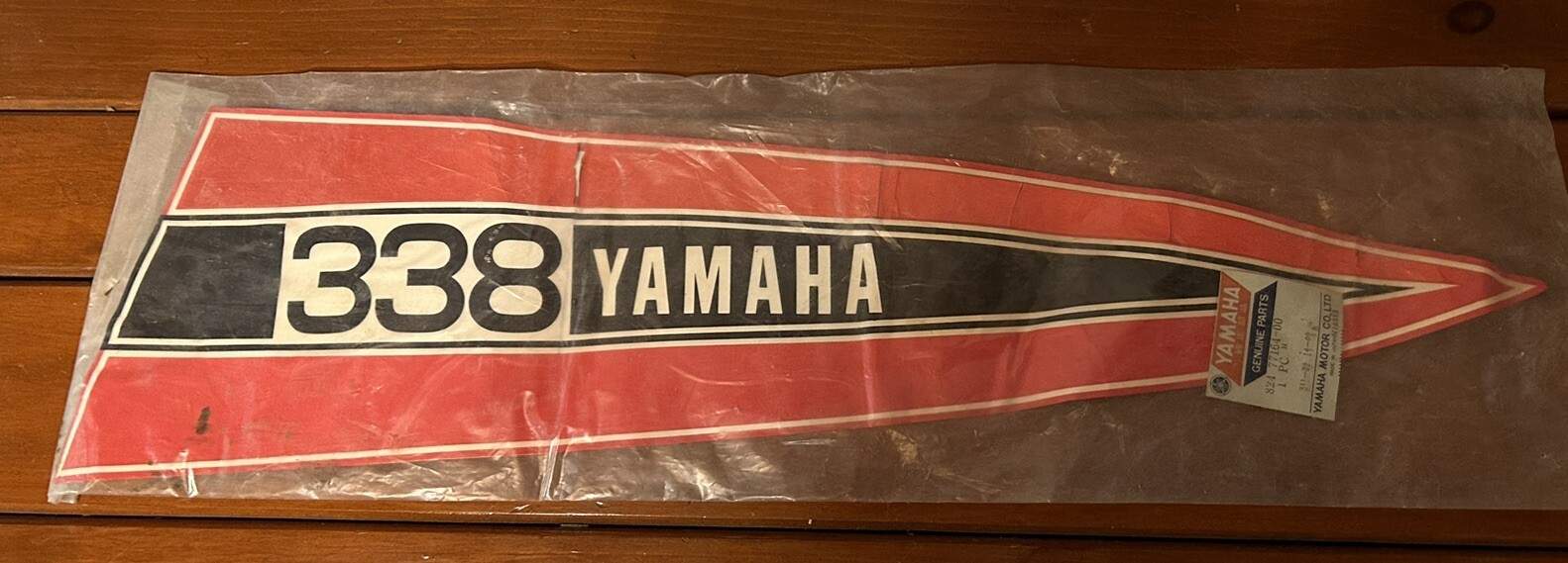 Vintage Yamaha Snowmobile Decal