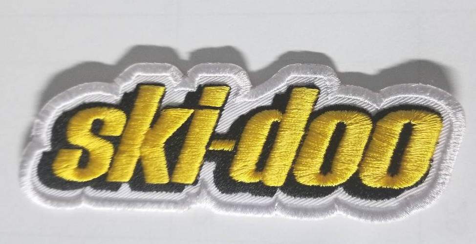 Ski-Doo Embroidered gold/yellow Patch 1.5×4″