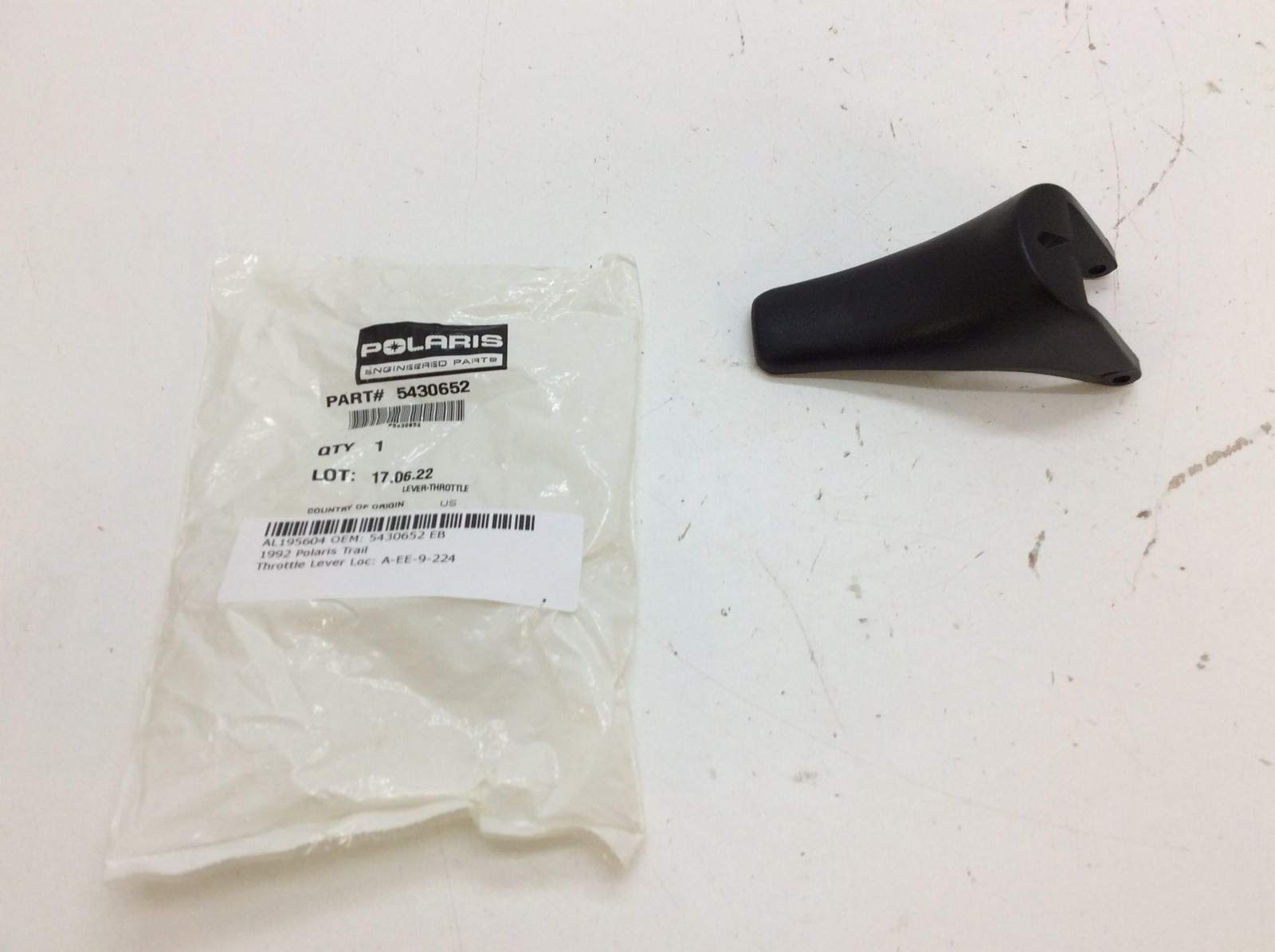 Polaris NOS New OEM Throttle Lever 5430652 Trail XLT Classic Touring 1990-00