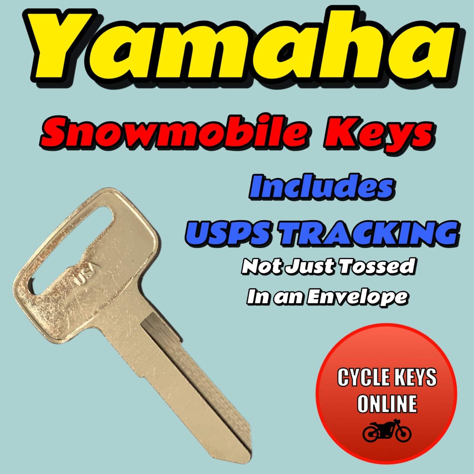 Yamaha Snowmobile Sled keys Cut to Code replacement spare key codes 3201-3250