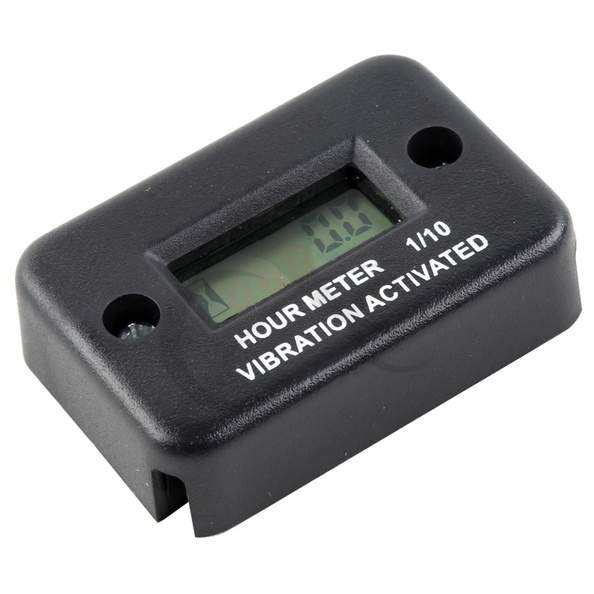 Motorcycle Vibration Activated Hour Meter Fit For ATV Snowmobile Gas Engine US