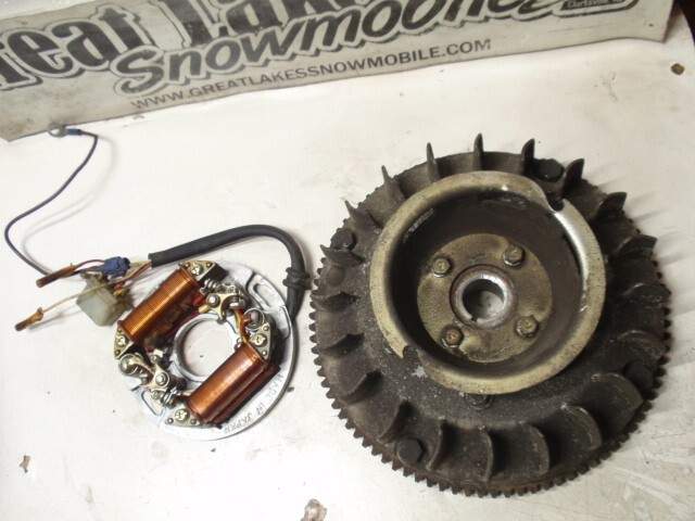 Polaris Snowmobile Engine Ignition Stator Flywheel 340 440 488 TX Apollo Mustang