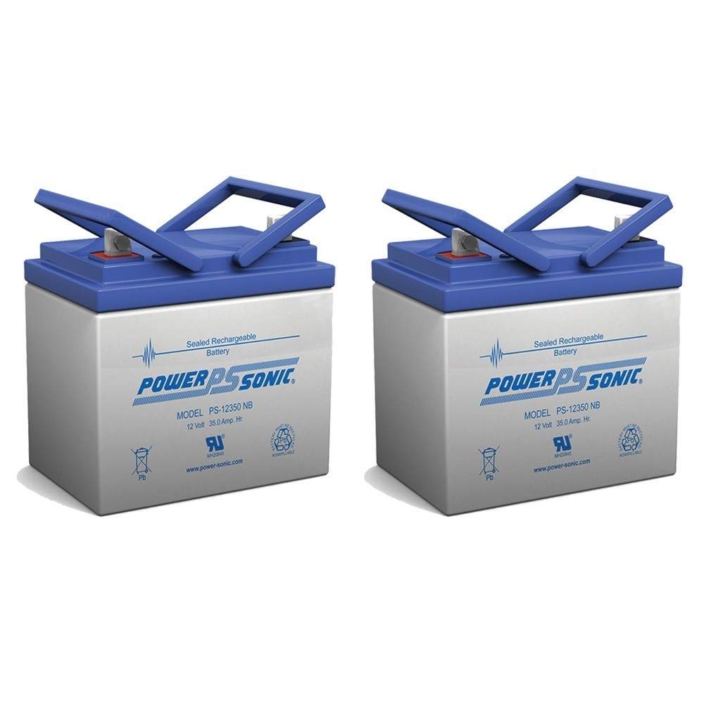 Power-Sonic 12V 35AH SLA Replacement Battery for MK MU 1 SLD A – 2 Pack