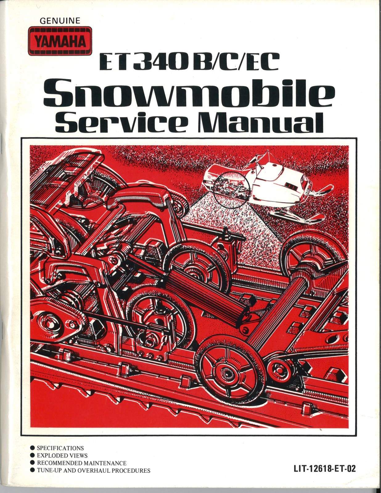 Yamaha Snowmobile Service Manual ET340B / ET340C & ET340EC Supplements – 1979