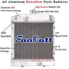 2~Row Aluminum Radiator For Artic Cat Prowler 700 550 TRV 450 700 550 0413205