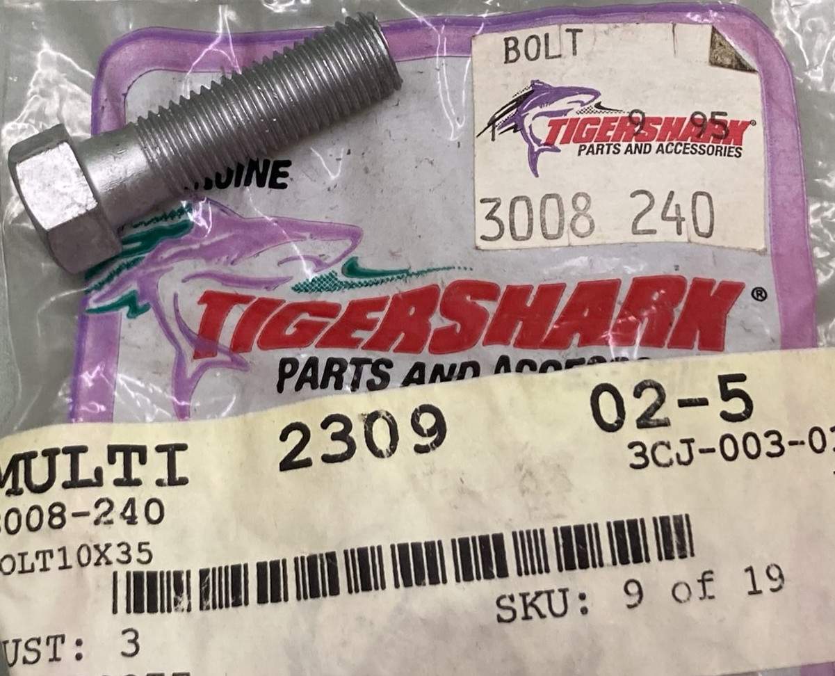 NEW GENUINE ARTIC CAT TIGERSHARK 3008-240 BOLT 10X35 ENGINE MOUNT