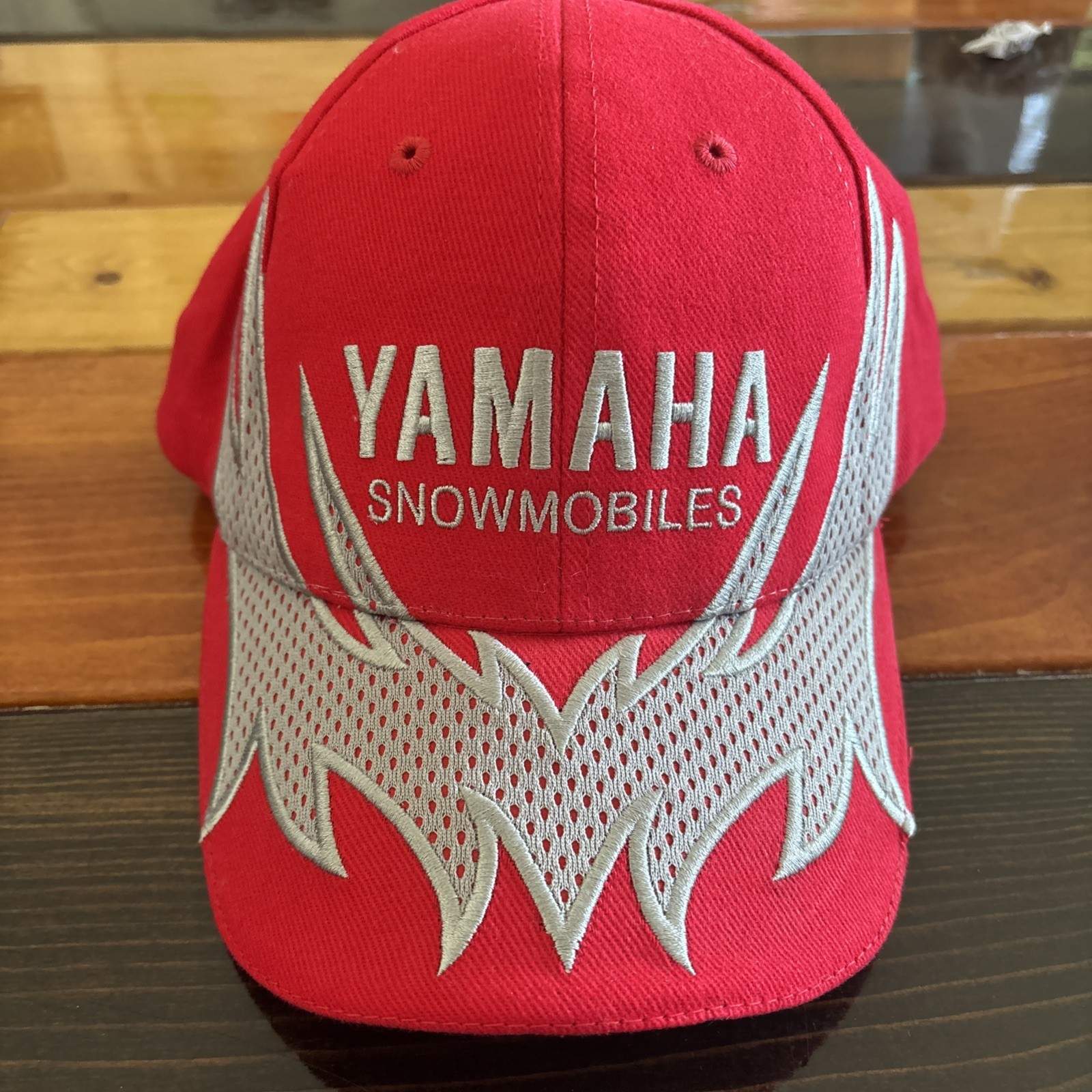 Yamaha Snowmobile Hat Cap Flame Style Pre-owned
