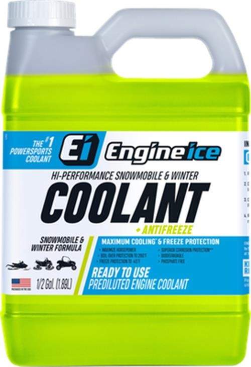 Engine Ice 12557 1/2 GAL Hi-Perf Snowmobile-Winter Coolant/Antifreeze 1/2 Gallon