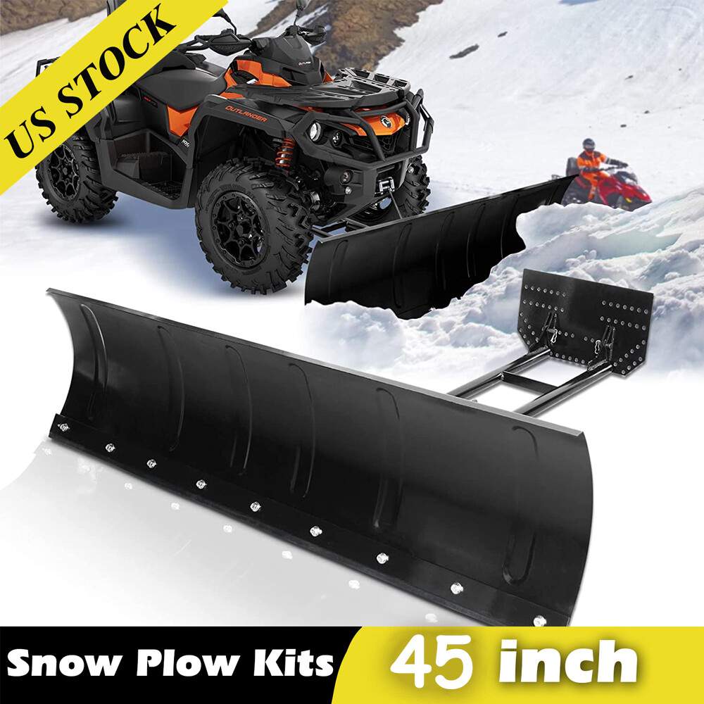 For Polaris Sportsman 335/400/450/500 Steel Blade ATV UTV 45″ inch Snow Plow Kit