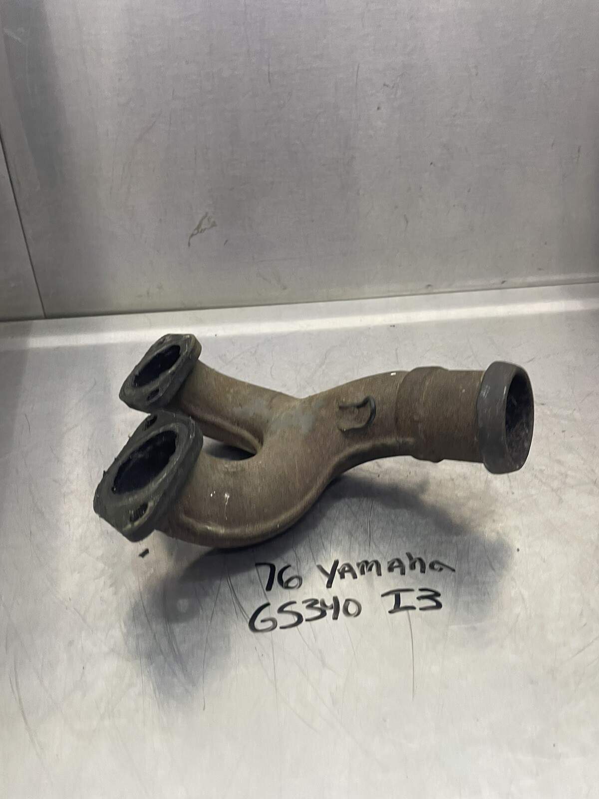 75 76 77 YAMAHA Snowmobile GP GS SL 340 388 OEM Exhauster header Y pipe Manifold
