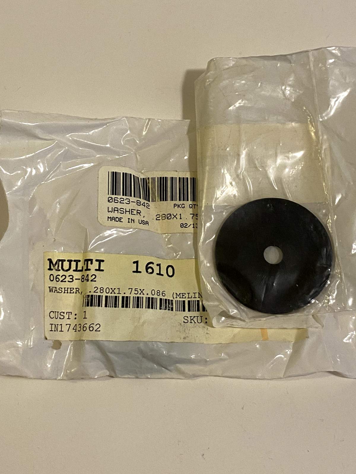 NEW NOS OEM ARCTIC CAT SNOWMOBILE WASHER 0623-842 T660 PANTERA TRIPLE TOURING