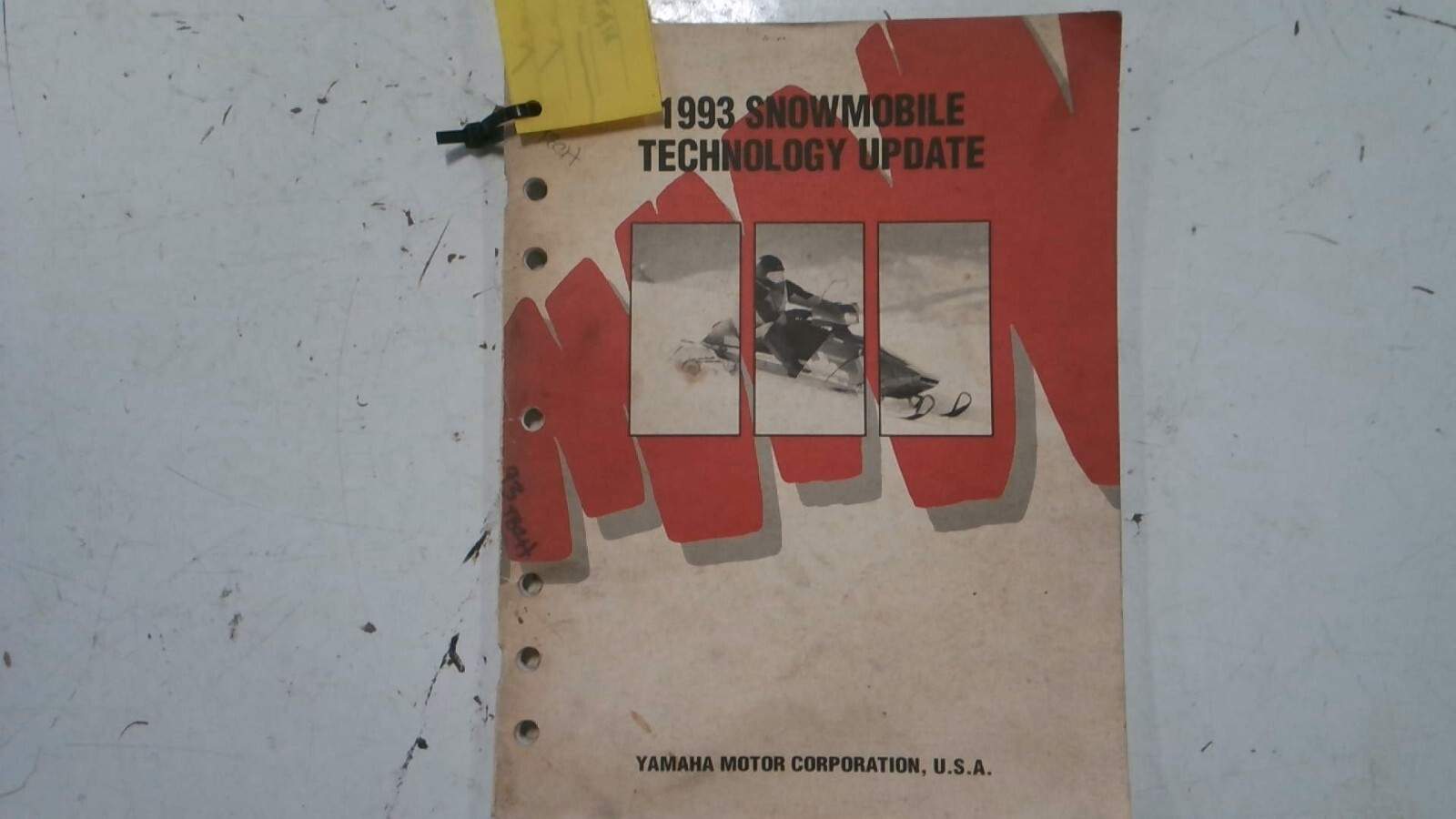 1993 Genuine Yamaha Snowmobile Technology Update Manual Book M206
