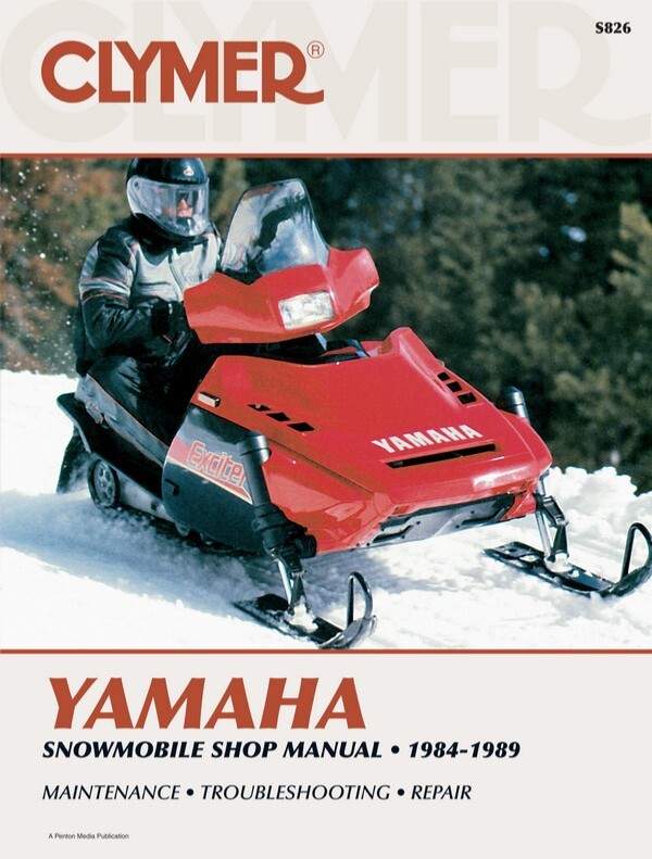 Clymer Repair Manual – Yamaha Snowmobile – 1984-1989