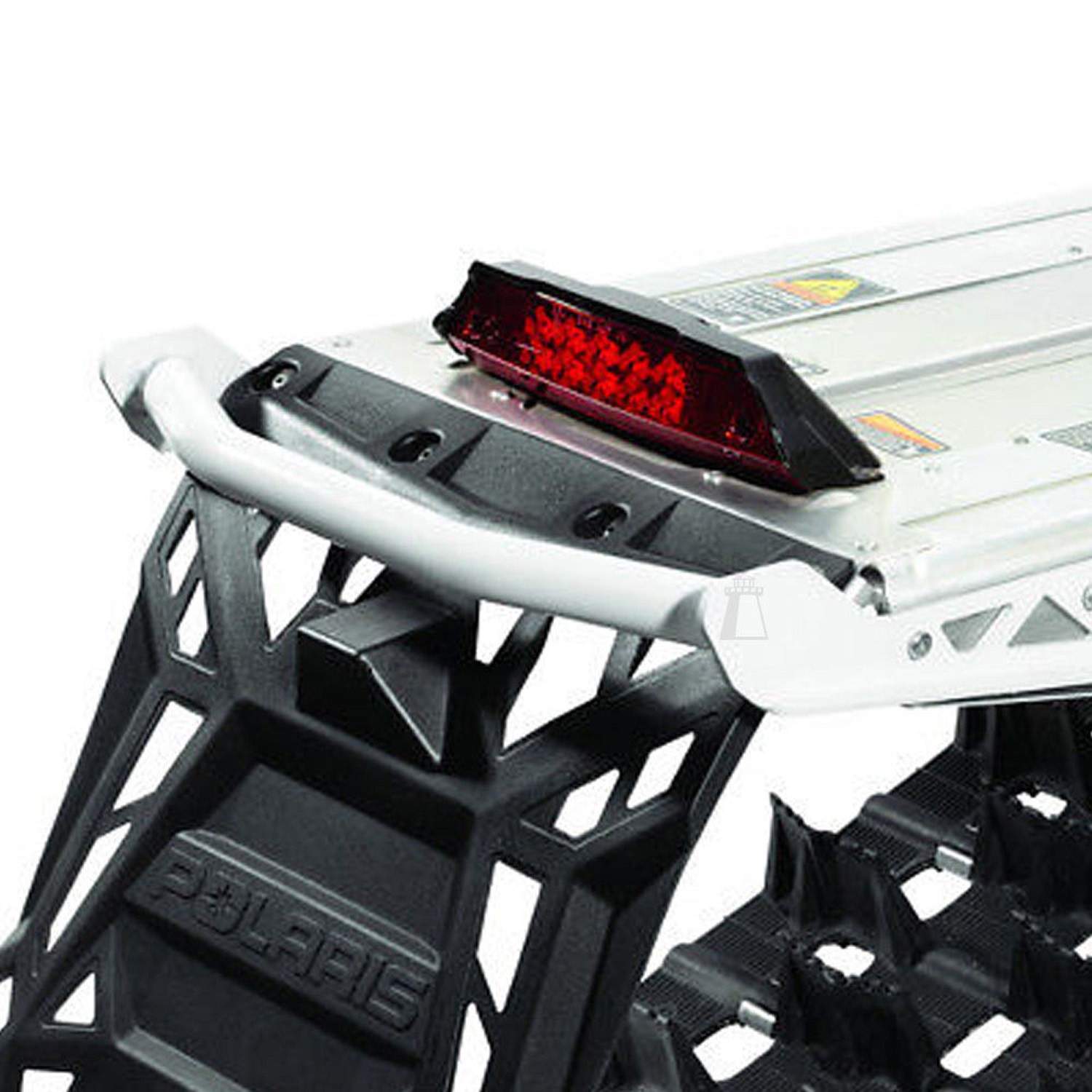 Polaris Snowmobile New OEM RMK Extreme Rear Bumper, White, 2879726-133
